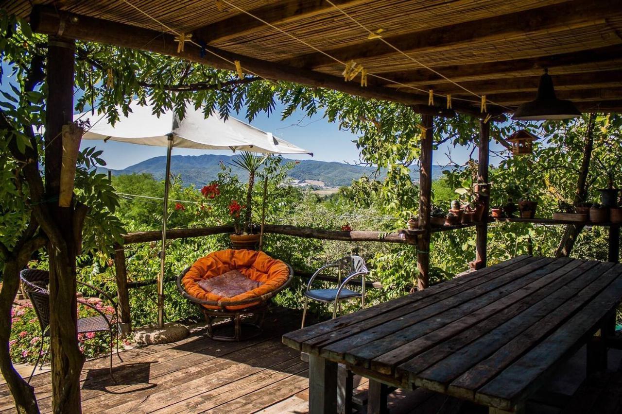 Tuscan Hills Near Florence - Stone House Виккьо Экстерьер фото